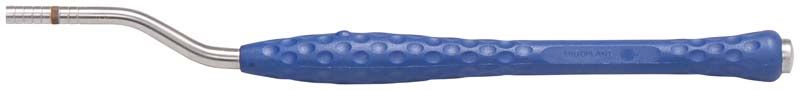 Ergonomisches Sinutom Bajonett mit 4,2 mm Spitze und blauem Griff.