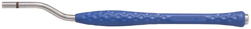 Ergonomischer blauer Zahnsonden-Handgriff Ergoplant Sinutom bajonett, 4,8mm.