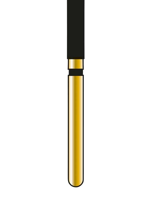 Nahaufnahme des Diatech Diamant FG G836-314-018-6-MLX Bohrerspitze.