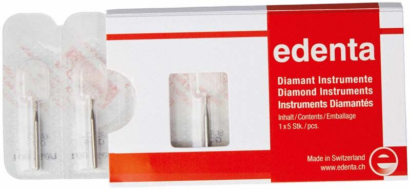 Diamantenschleifer FG 830 009 in Originalverpackung von edenta.