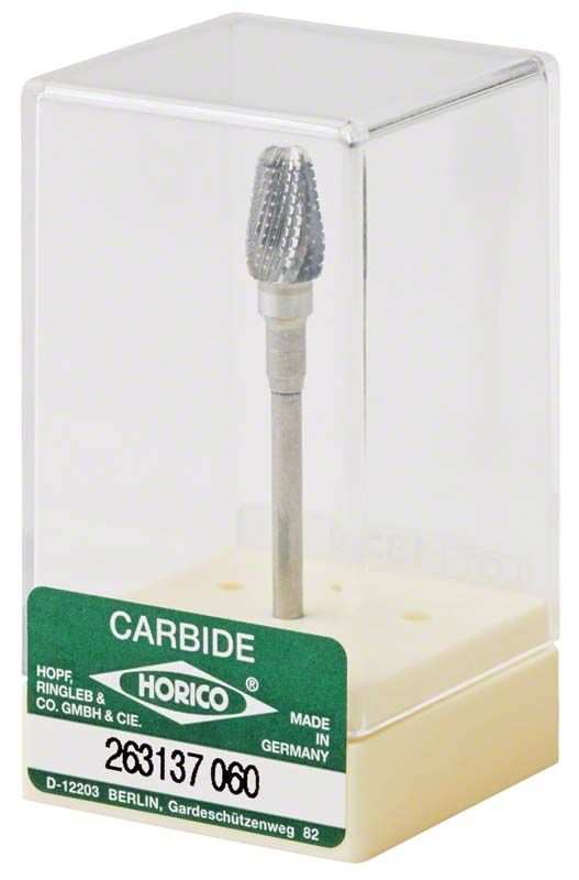 Hartmetallfräser 263 137 060 in transparenter Verpackung.