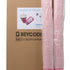 Mundspülbecher Hartpapier Zahndesign rosa