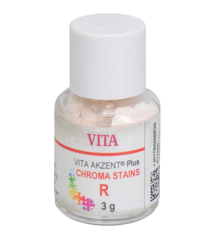 VITA AKZENT® Plus CHROMA STAINS Pulverflasche mit weißem Verschluss, 3g.