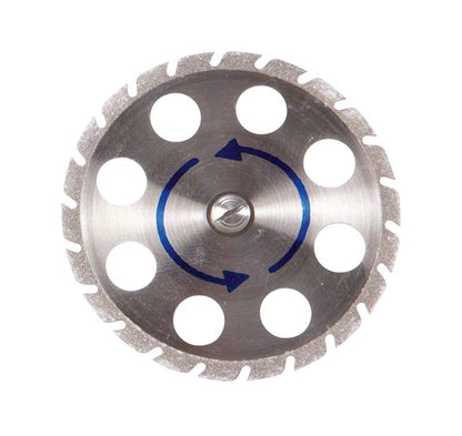 Hochwertige diamantierte Trennscheibe für den dentalen Bereich, Ø 45mm.