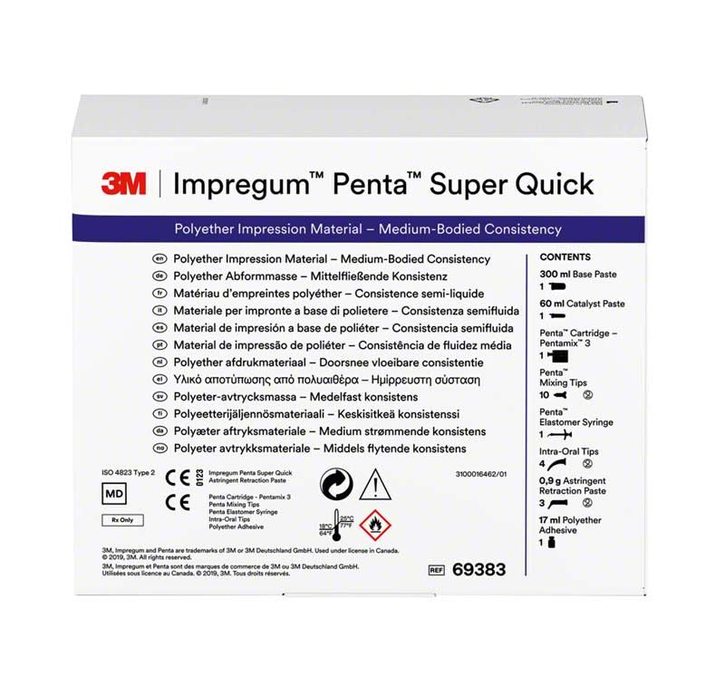Verpackung des Impregum™ Penta™ Super Quick Medium Body Intro Kits von 3M.