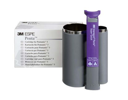 Impregum™ Penta™ Super Quick Medium Körper in Kartusche vor Verpackung.