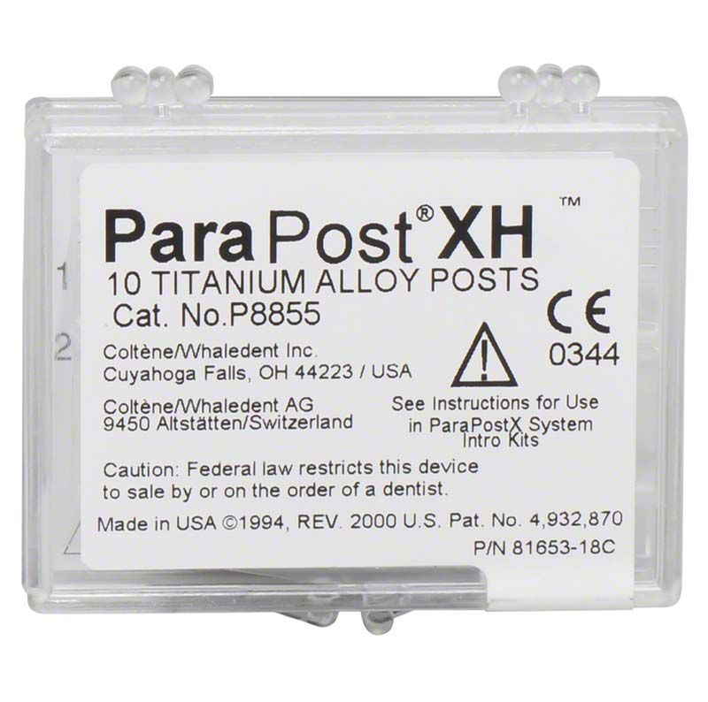 ParaPost® XH™ Titanstifte Gr. 5.5 violett in Kunststoffbox.