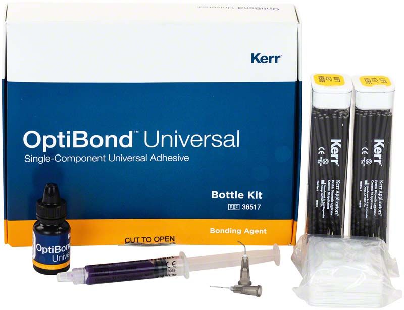 OptiBond™ Universal Flaschen Kit mit Klebeflasche und Spritzenset.