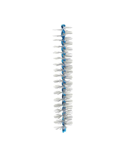 Blaues medizinisches Reinigungsinstrument mit Borsten aus der Mara Expert Premium Line.