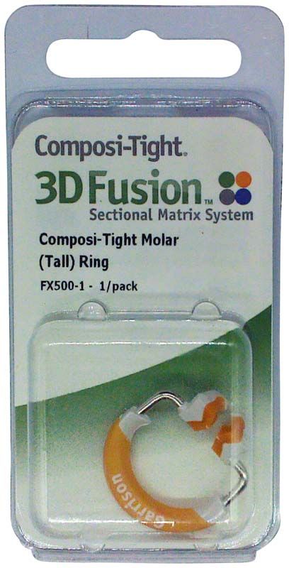 Composi-Tight® 3D Fusion™ Matrix Ring orange in Blisterverpackung.