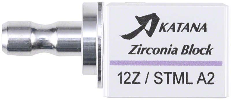 KATANA™ Zirconia Block STML 12Z A2 für dentale Anwendungen.