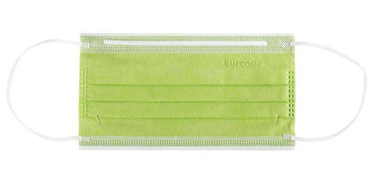 Einwegmundschutz Monoart Pro 4 in Hellgrün mit Gummizug.
