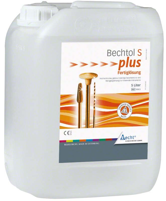 Bechtol S plus Kanister 5 Liter für Bohrerdesinfektion mit Etikett.