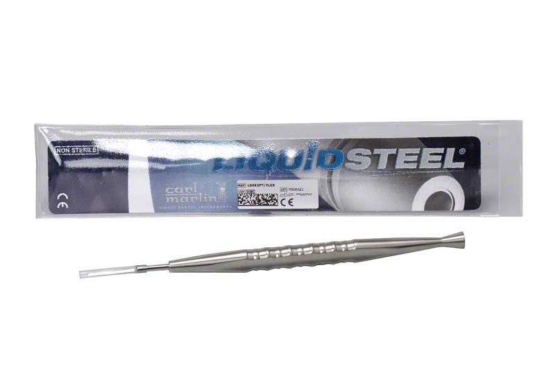 FusionEx® Periotom flexibel mit Verpackung auf weißem Hintergrund