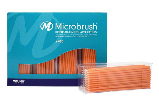 Image of Microbrush Plus Applikatoren 400er orange ultrafein