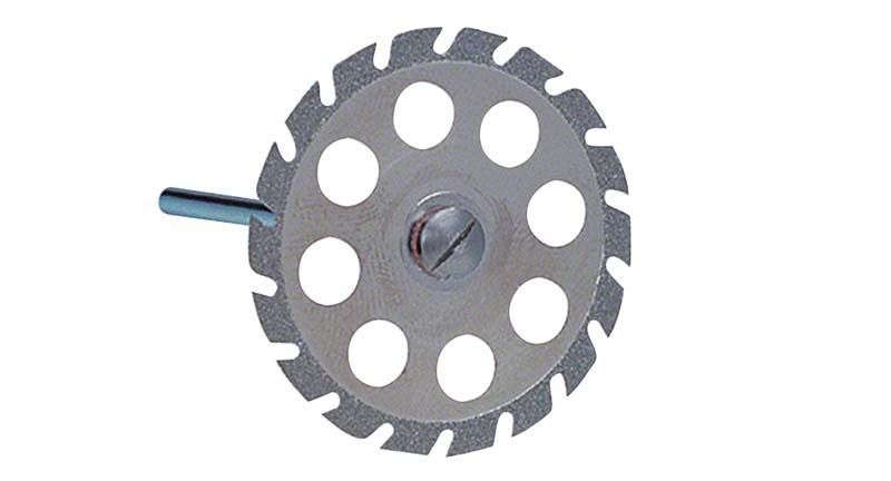 Hochwertige Diamantscheibe für Dentalanwendungen mit Ø 30mm und Stärke 0,30mm.