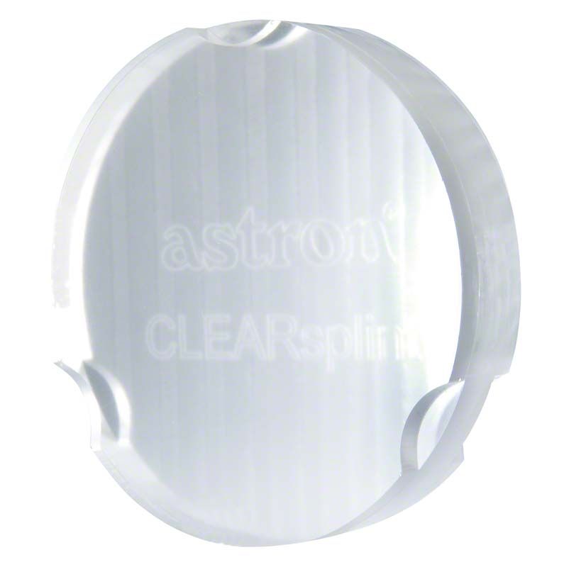 astron® CLEARsplint® Blank Zirkonzahn Ronde aus durchsichtigem Material.