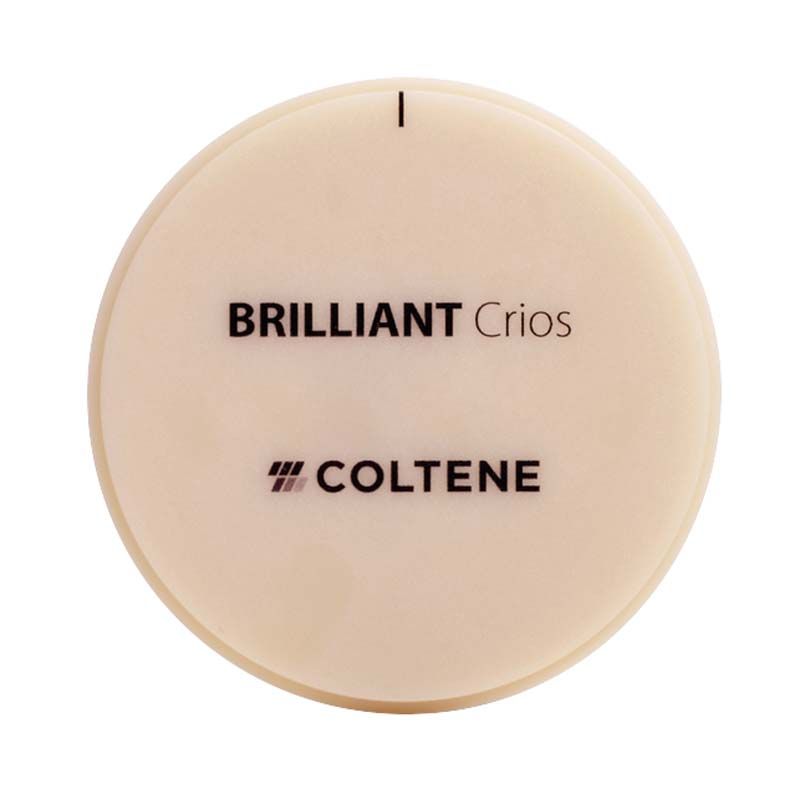 BRILLIANT Crios Disc HT H 14mm A2 Zahnprothesenmaterial in runder Form.