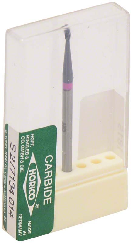 Hartmetallfräser schwarz beschichtet S277 134 014 in transparenter Verpackung.