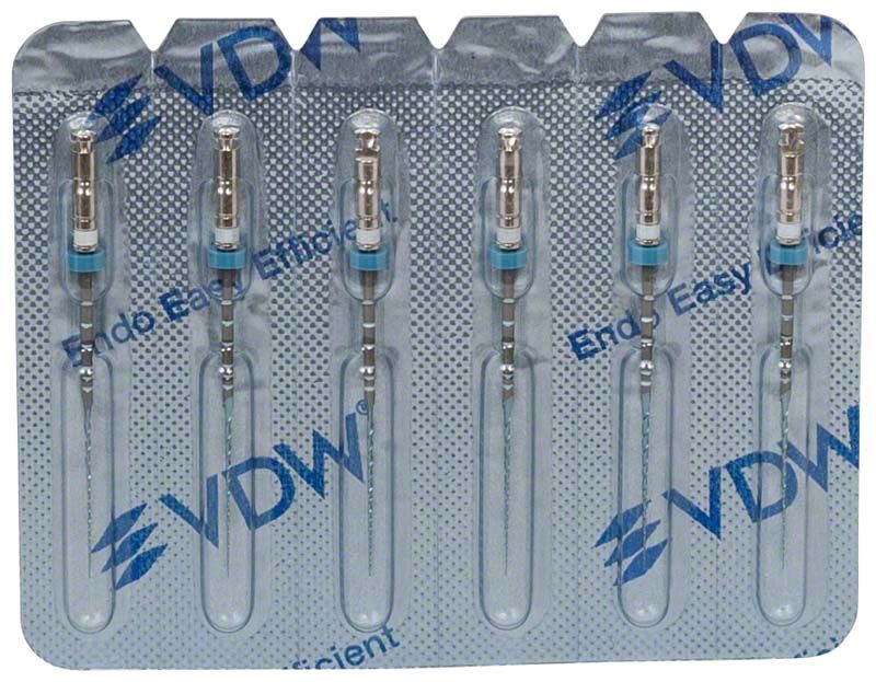 VDW.ROTATE™ NiTi Wurzelkanalfeilen in Blisterverpackung, 31mm Größe 15.04