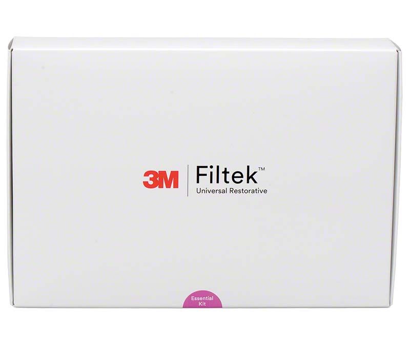 Filtek™ Universal Restorative Essentials Kit Verpackung mit 3M-Logo.