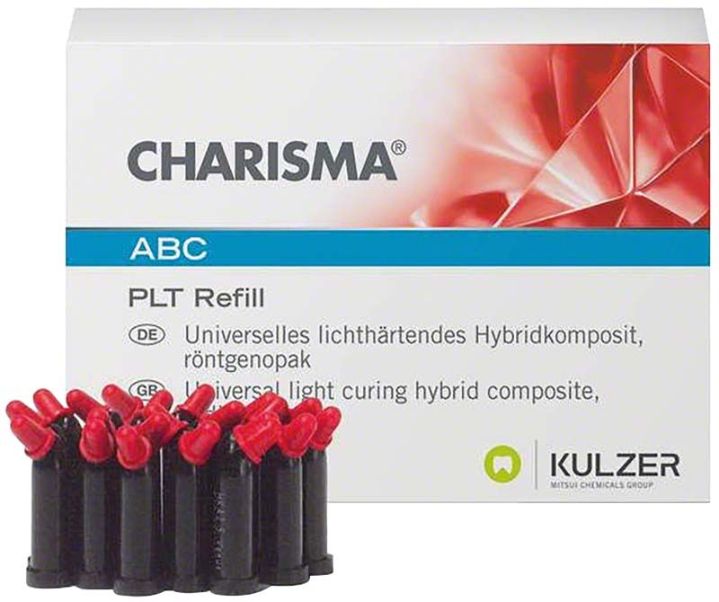 Charisma ABC PLT A1 Hybrid-Komposit-Verpackung mit Nachfüllkapseln.