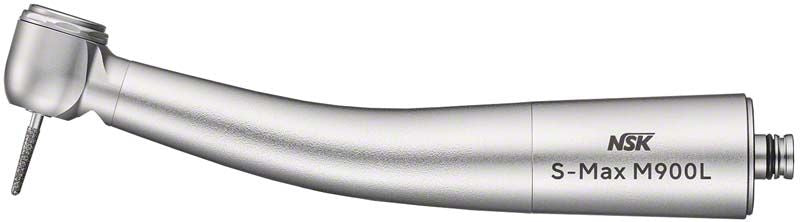 Zahnärztliches Turbinenhandstück S-Max M900L mit Licht in Silber.