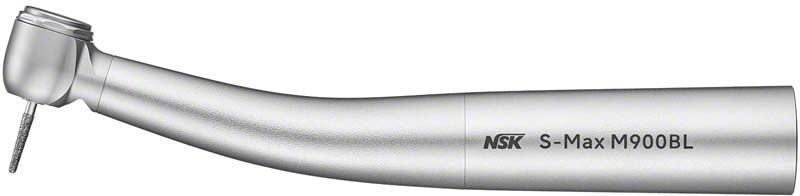 Zahnärztliches Handstück S-Max Turbine mit Licht M900BL in Silber.