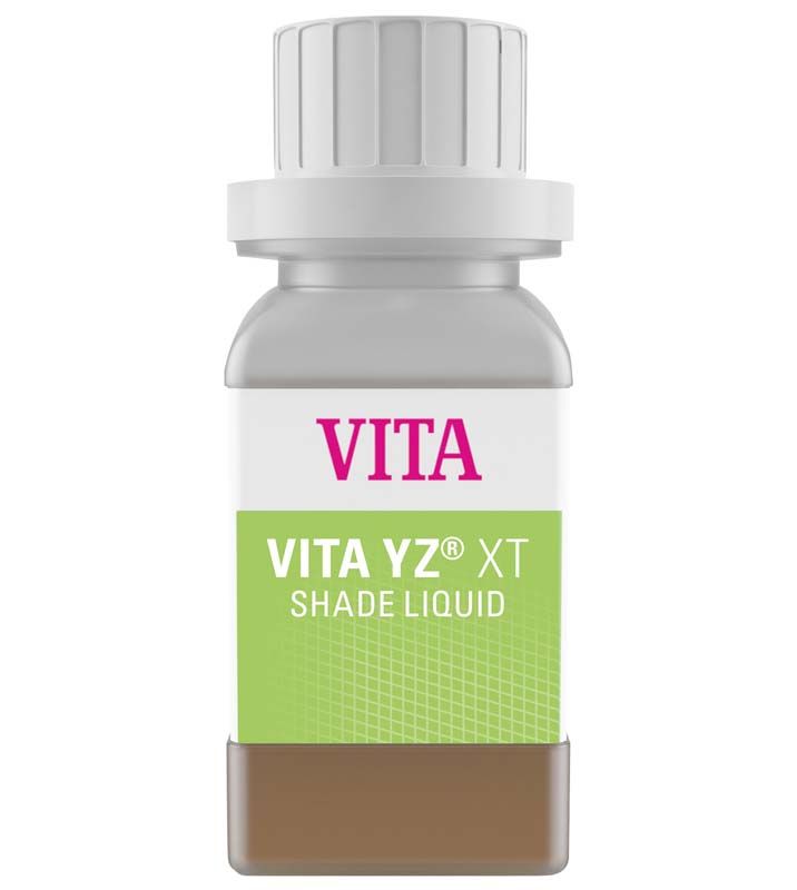 VITA YZ XT SHADE LIQUID B3 Flasche mit weißem Drehverschluss.