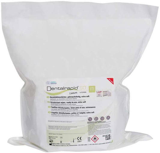 Image of Dentalrapid® SD wipes M Lemon