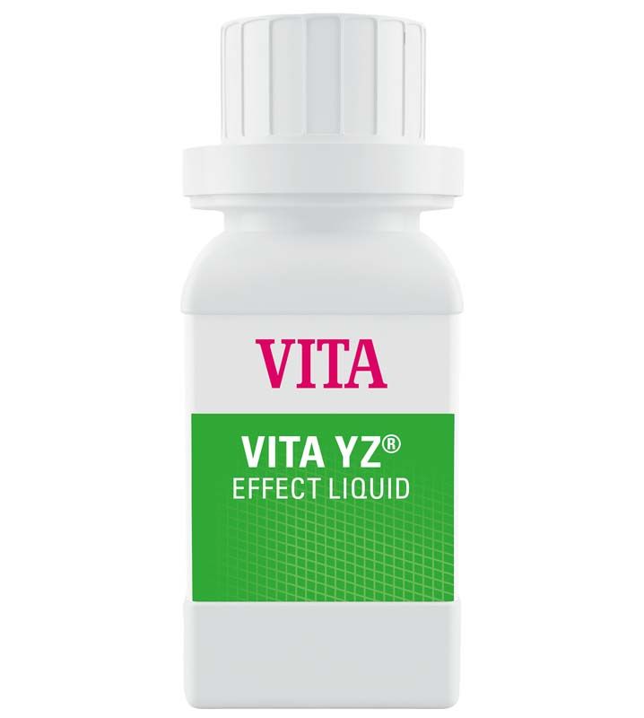 VITA YZ® EFFECT LIQUID Flasche mit grünem Etikett und weißem Verschluss