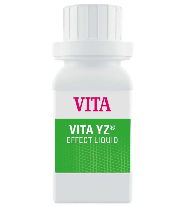 VITA YZ® EFFECT LIQUID Chroma C in weißer Flasche mit grünem Etikett