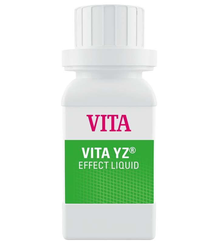 VITA YZ® EFFECT LIQUID Flasche mit grünem Etikett und weißem Verschluss