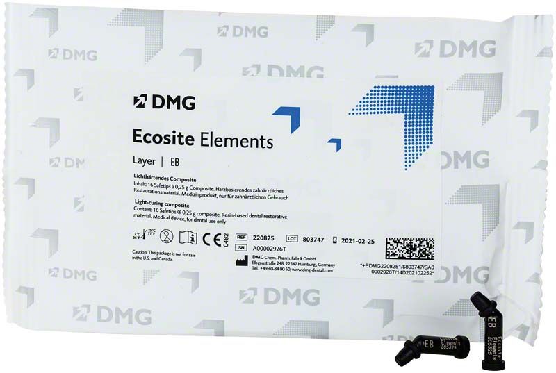 Ecosite Elements LAYER Safetips EB Verpackung mit zwei schwarzen Safetips.