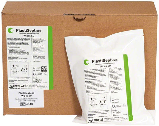 Image of PlastiSept eco Wipes 50 Nachfüllbeutel