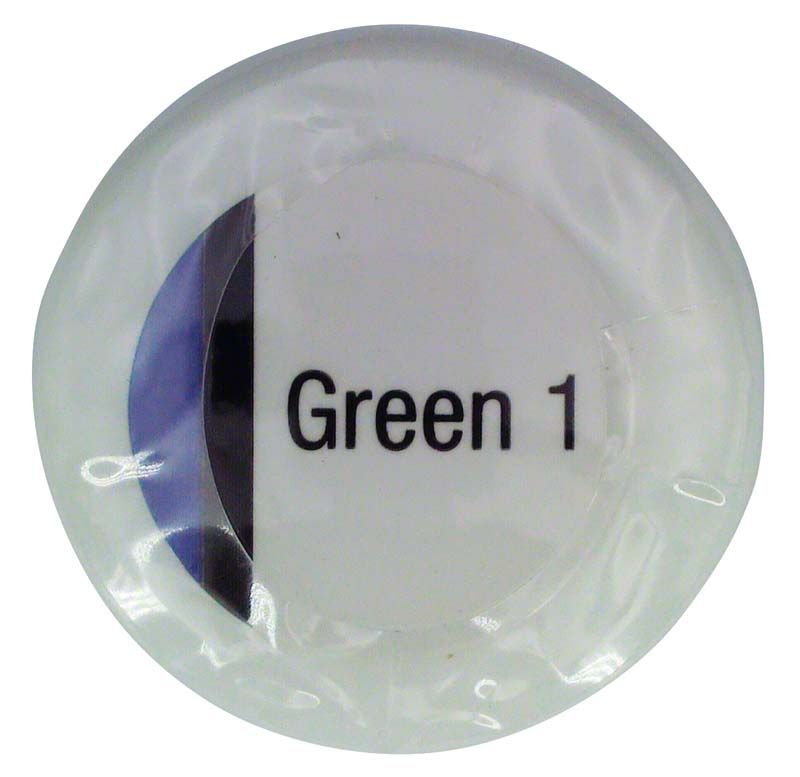 CERABIEN™ ZR FC Paste Stain Green 1 in runder Verpackung.