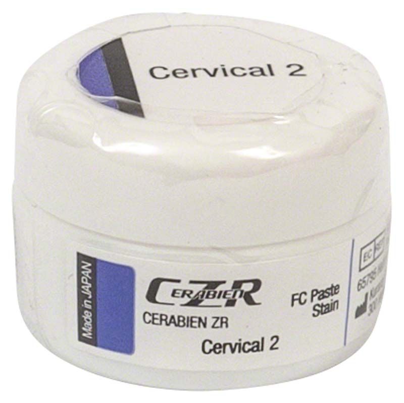 Keramikfarbe CERABIEN ZR FC Paste Stain Cervical 2 im weißen Behälter