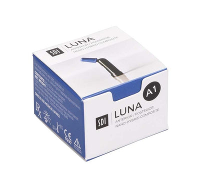 Luna Complets A1 Verpackung mit Produktabbildung und blauen Details.