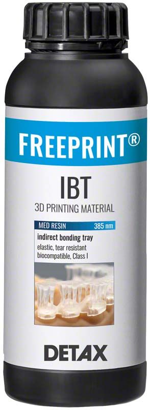 Schwarze Flasche FREEPRINT® IBT 385 1000 g 3D-Druckmaterial.
