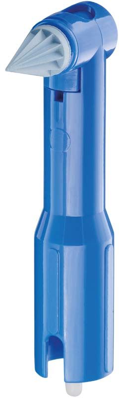 Blaue Young™ Classic Polierspitze für Zahnreinigungsgeräte.