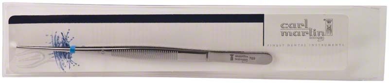 Chirurgische Pinzette Figur 789, 15cm, sehr fein in Verpackung.