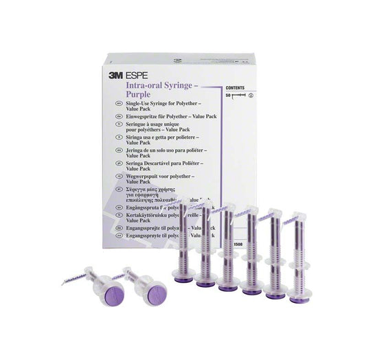 Image of Intra-oral Einwegspritzen 50er lila