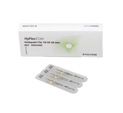 HyFlex™ EDM NiTi-Feilen 25mm Glide Path File 15/.03 in Verpackung.