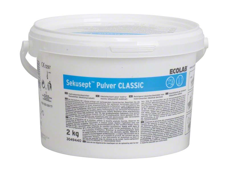 Sekusept™ Pulver Classic 2kg Eimer für Instrumenten- und Flächendesinfektion.