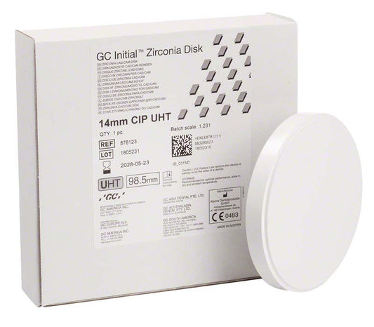 Image of GC Initial™ Zirconia Discs UHT 98,5 x 14mm