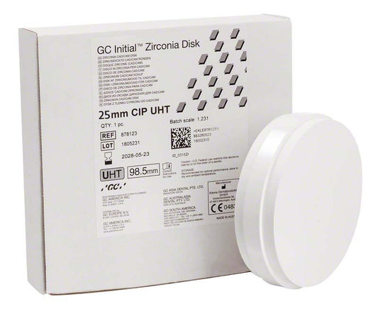 Image of GC Initial™ Zirconia Discs UHT 98,5 x 25mm