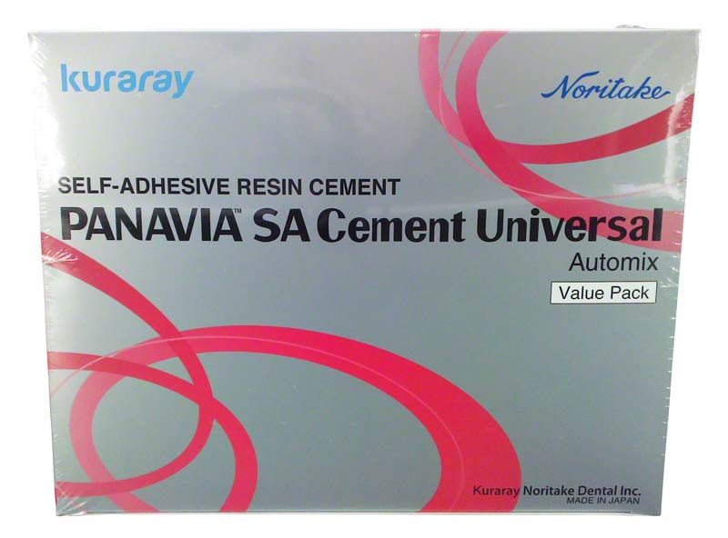 Verpackung von PANAVIA™ SA Cement Universal Automix, selbstadhäsiver Zement.