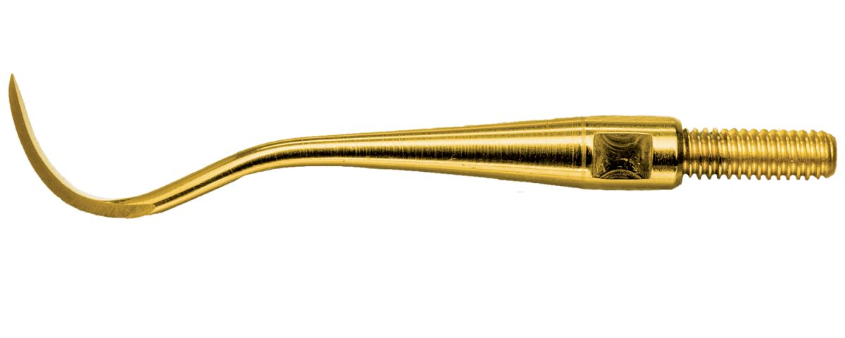 Goldfarbener Zahnscaler American Eagle XP Scaler Pro Thin™ Quik-Tip Blackjack A
