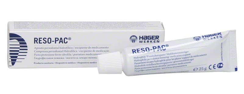 Reso-Pac® Wundschutzpaste Tube mit Verpackung, 25g, Hager & Werken.