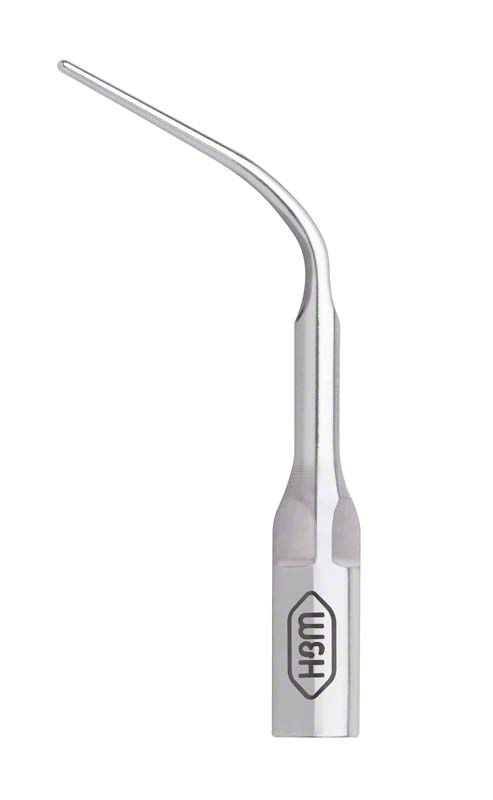 Piezo Spitze für Parodontologie Form 1PQ aus Edelstahl.